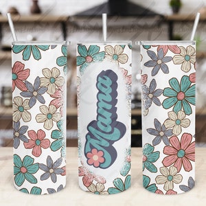 Mama 20oz Tumbler | Muttertagsbecher | Retro Mama Tumbler