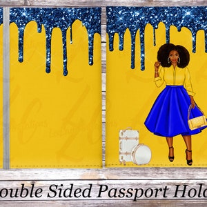 Single Sided Passport Holder + Luggage Tag Customized | Double Sided Passport Holder | Custom Passport Holder | Custom Luggage Tag