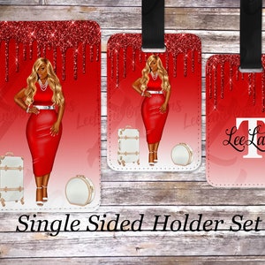 Single Sided Passport Holder + Luggage Tag Customized | Double Sided Passport Holder | Custom Passport Holder | Custom Luggage Tag