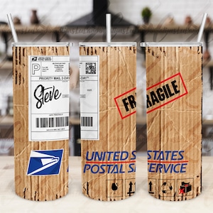 Mail Carrier Custom Tumbler | Custom Mailman Tumbler | Postal Worker Tumbler