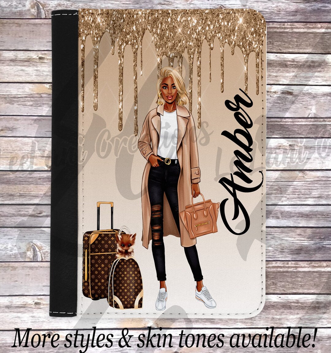 Single Sided Passport Holder With Name Customized Passport Holder Name