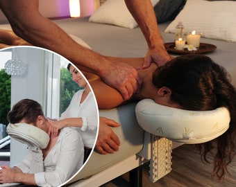 Appui-tête pour massage allongé ou assis