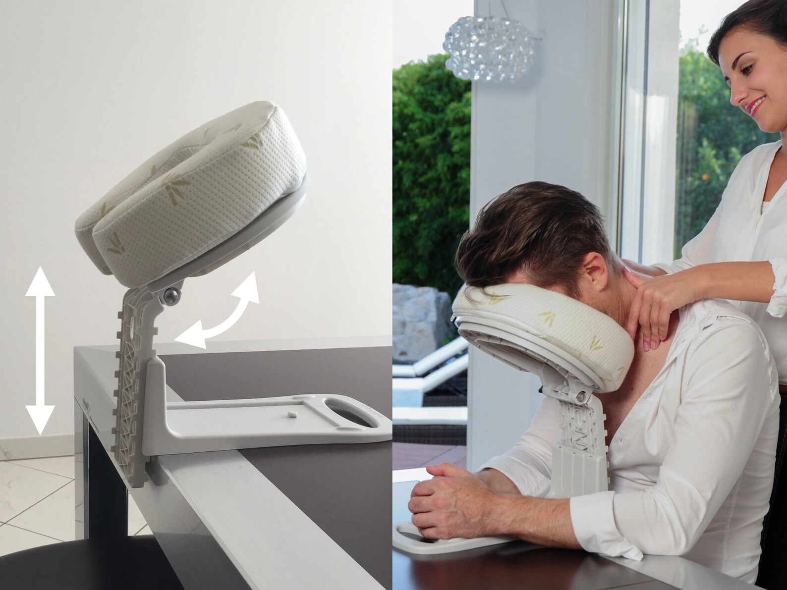 Universelle Kopfstütze für Massagen die zu Hause liegen oder Etsy