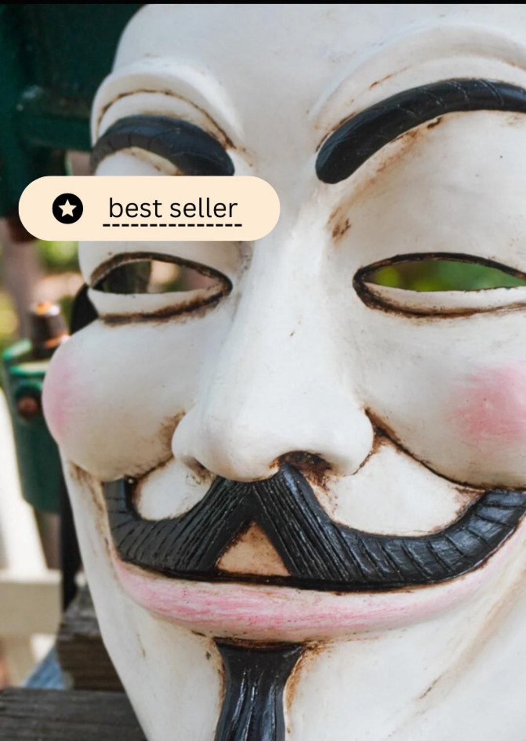 The Holiday Aisle® V for Vendetta Mask Guy Fawkes Anonymous Fancy