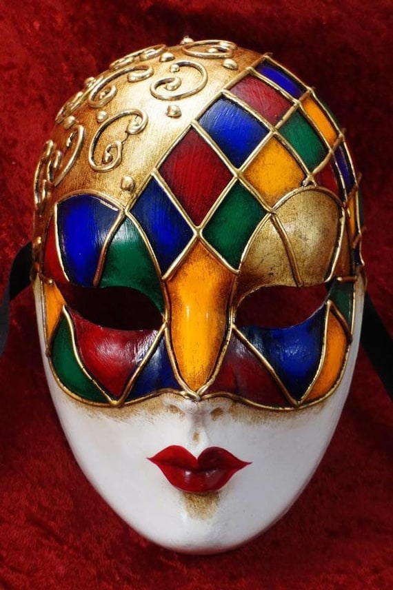 Maschera pronta Maschera completa del Carnevale veneziano di