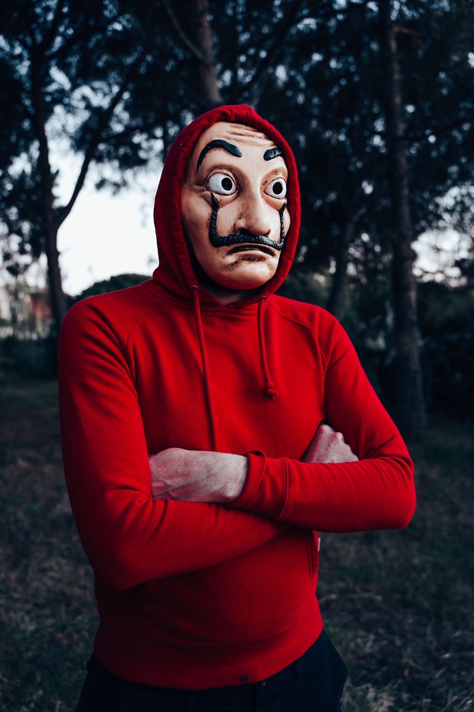 Money Heist Mask Salvador Dali Handmade Original From TV Show Etsy
