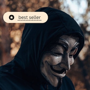 anonymous mask carnival mask Guy Fawkes V For Vendetta Original Mask Paper mask Resin mask Best model V de Venganza