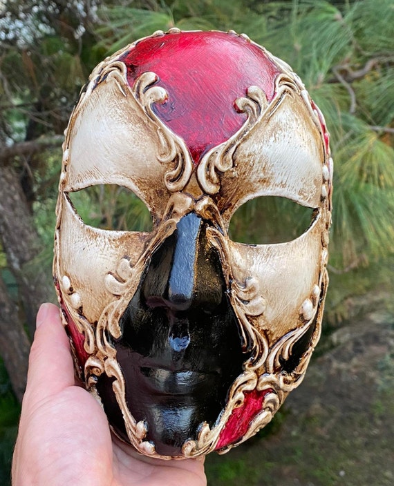 Máscara veneciana de cara completa de Durango. Hombre Mujer