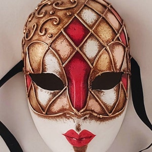 Mask ready - Dallas Full Face Italian Venetian Mask