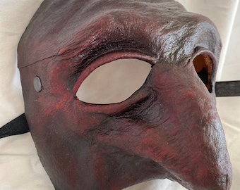 Creepy Handmade Venetian Horror Mask: A Unique Touch for your Halloween, Authentic Venetian Art on Etsy.