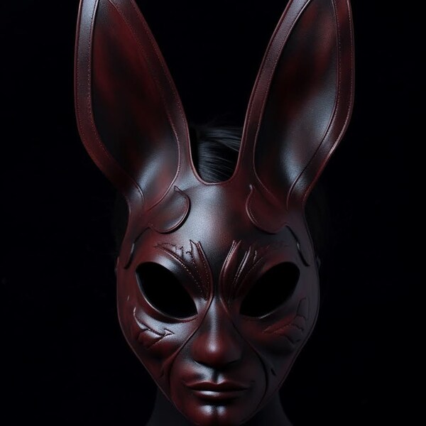 Rabbit Mask - Etsy