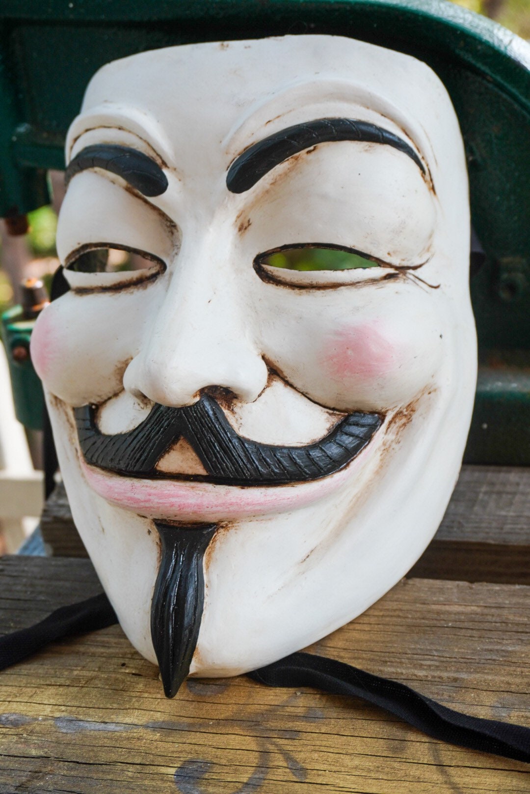 Guy Fawkes V For Vendetta Original Mask Paper mask Resin mask Etsy