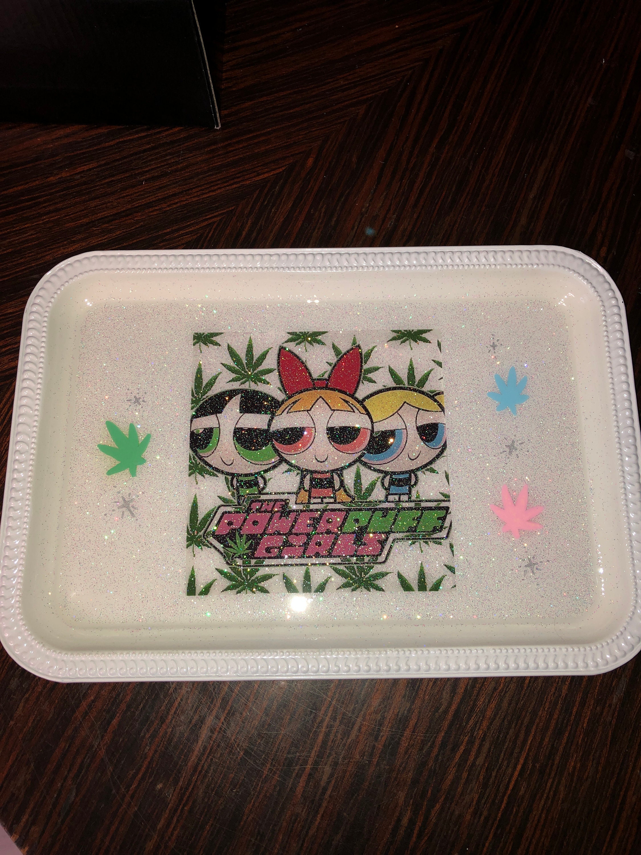 Powerpuff girl perfume/rolling tray Etsy