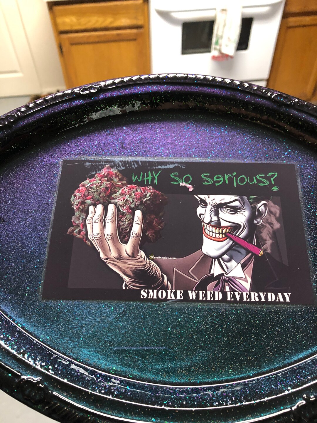 Colorshift Joker Rolling Tray Etsy