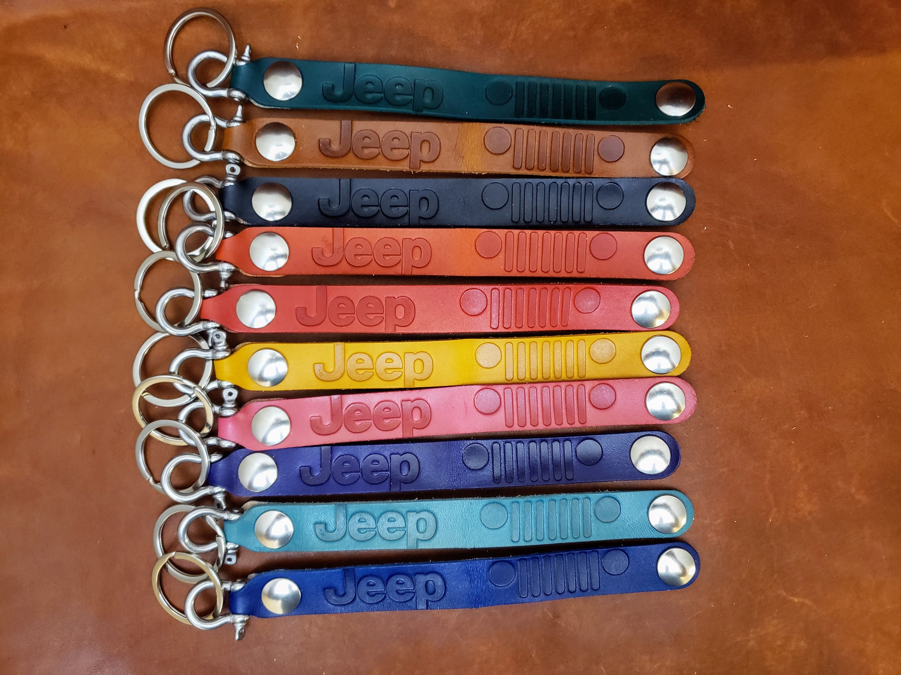 JEEP Key Chain Keychain Free Shipping Hand made in the USA Etsy