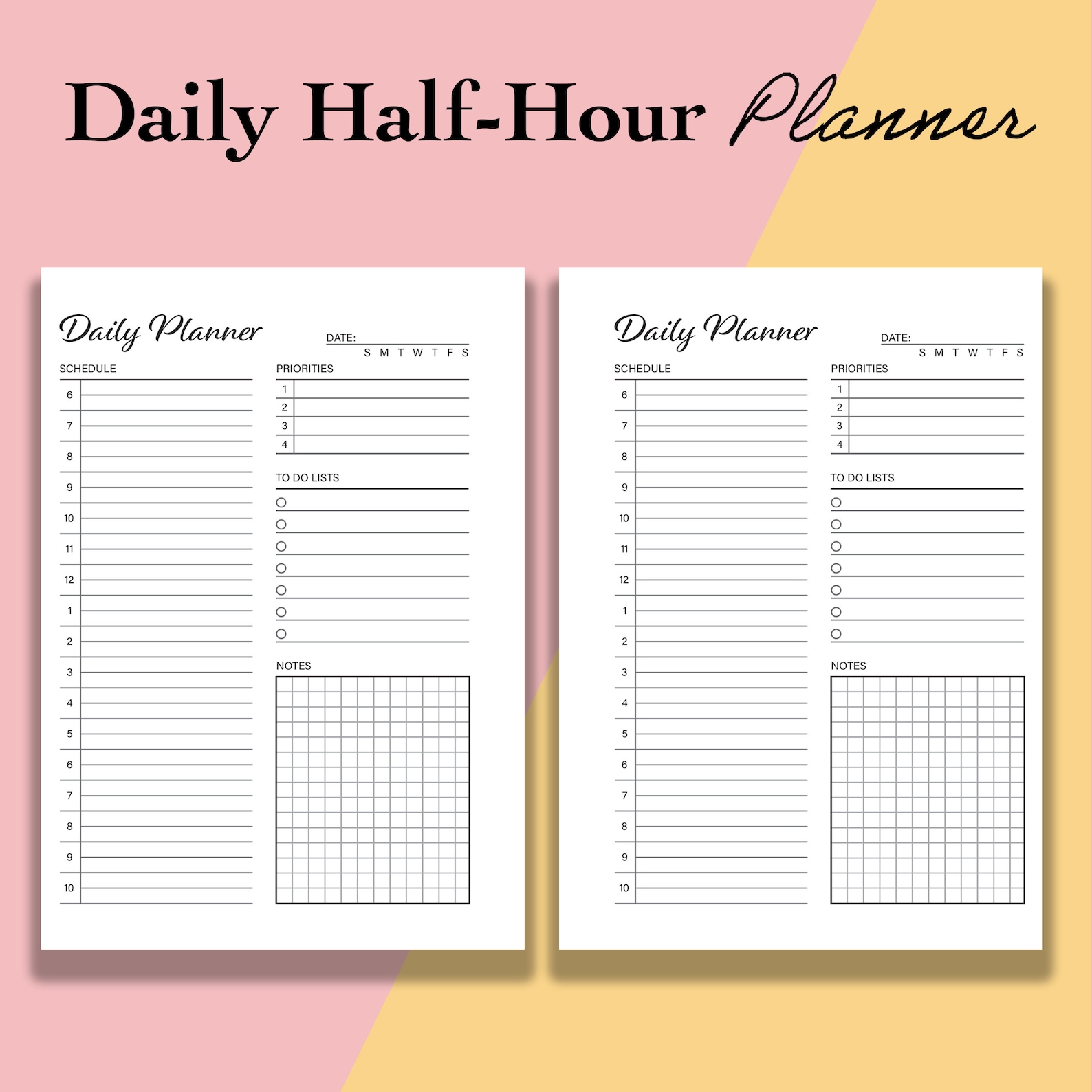 a6-daily-planner-printable-daily-hourly-planner-page-daily-etsy-uk