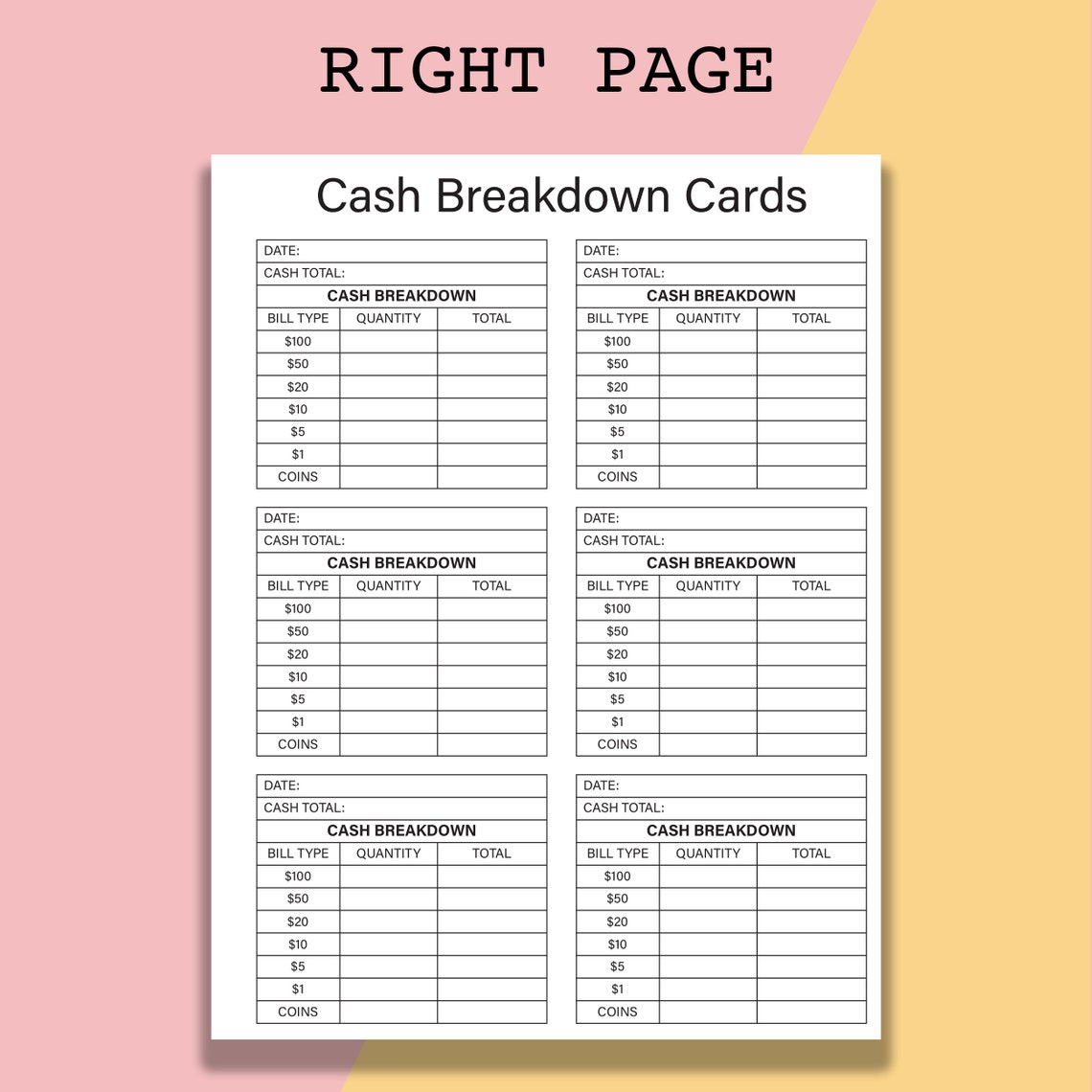 free-printable-cash-breakdown-sheet