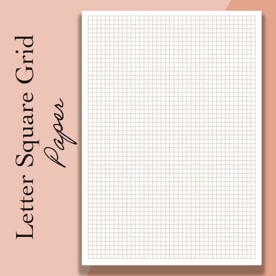 Letter Square Grid Paper Printable, 5mm Square Graph Paper Insert ... Letter square grid paper printable, 5mm square graph paper insert ...