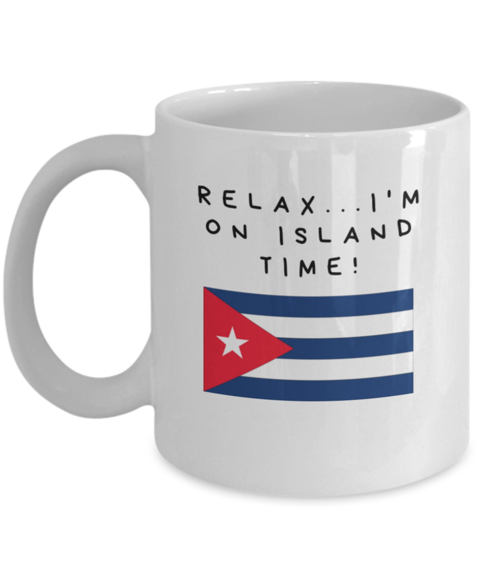 Cuba Flag Coffee Mug Coffee Lovers Gift 11 Oz Ceramic Coffee Mug Image