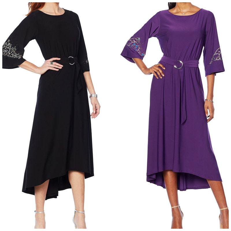 Aubergine Long Dress