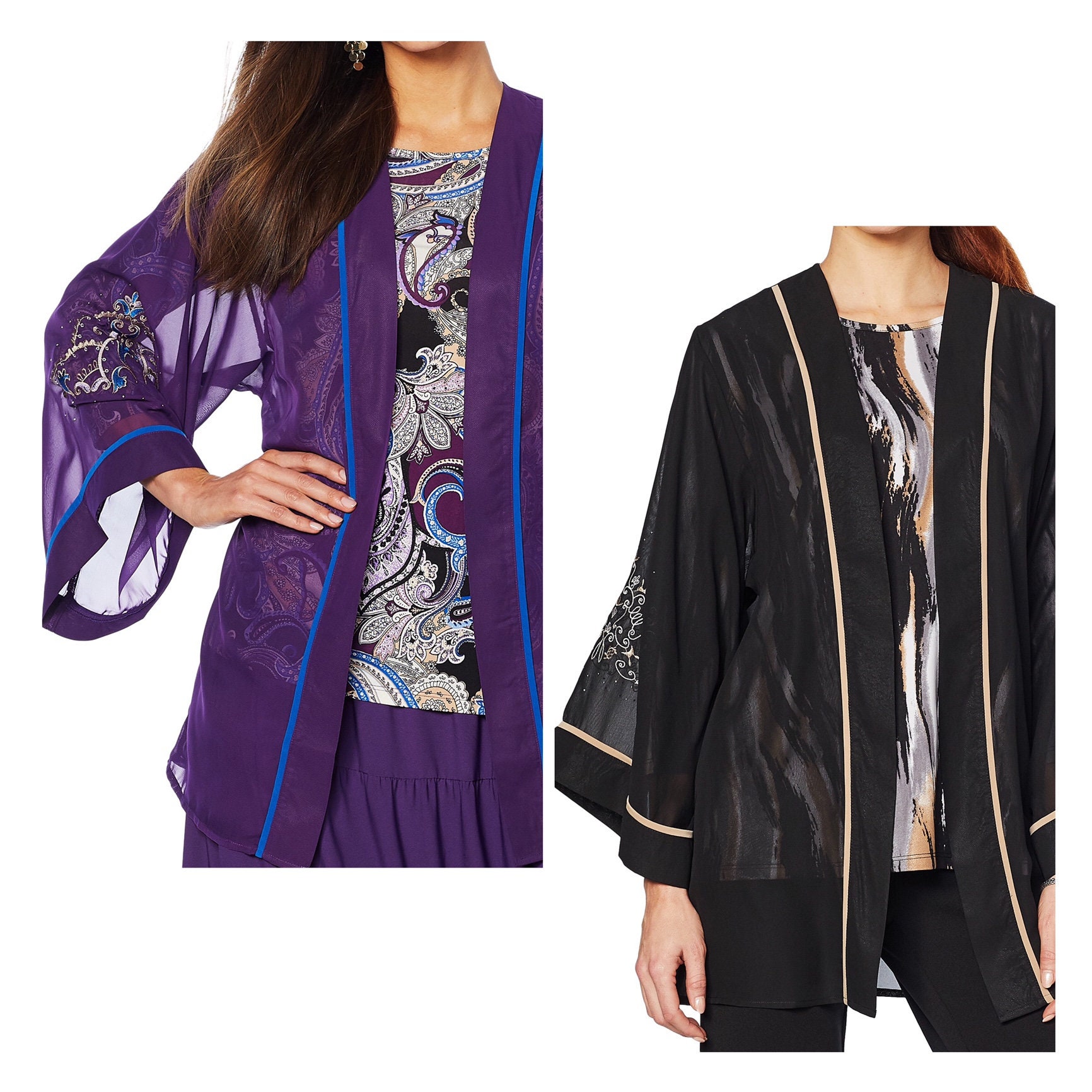 chiffon kimono jacket