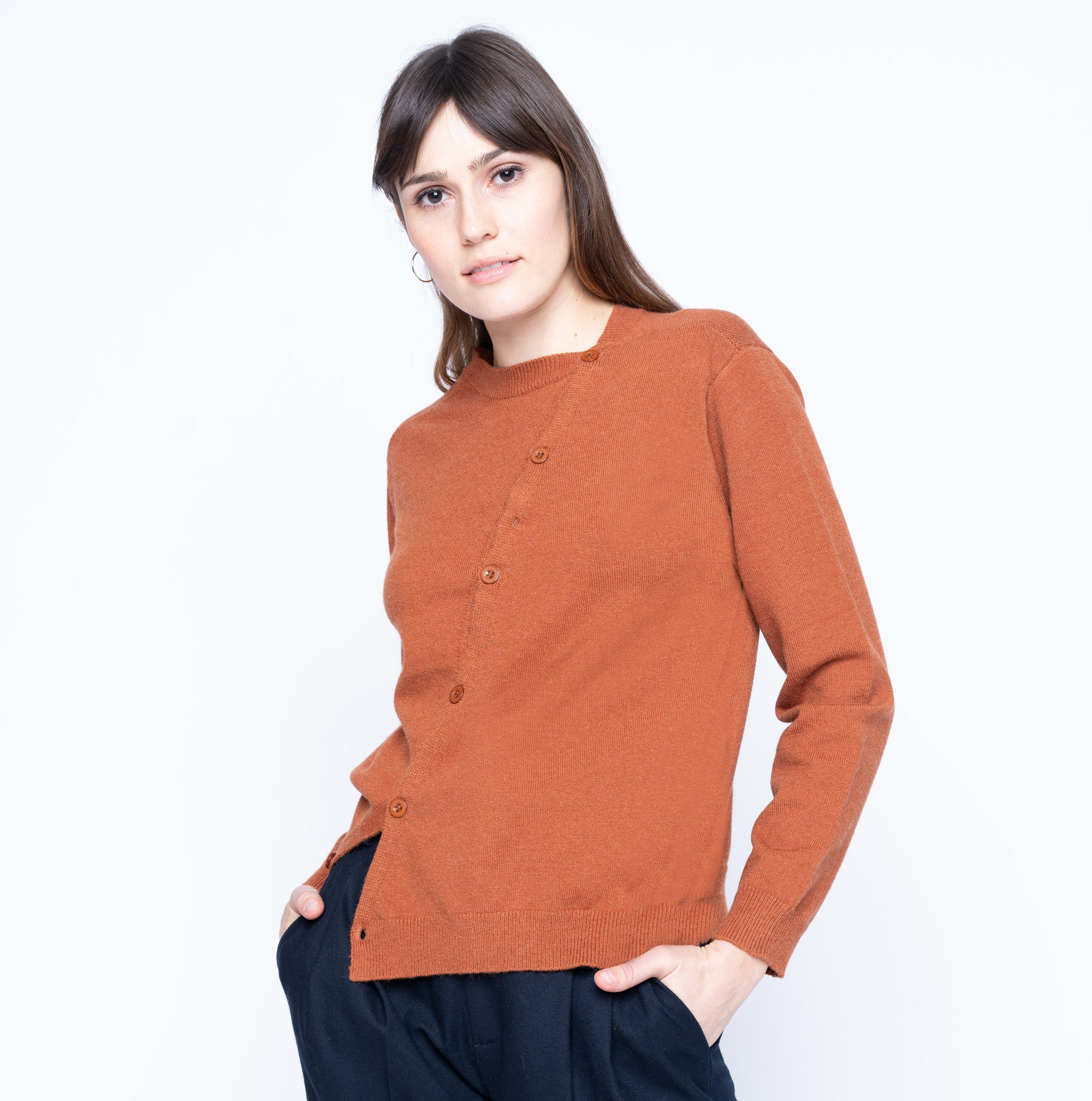 Asymmetric Cardigan - Etsy