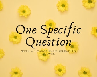 One Specific Question