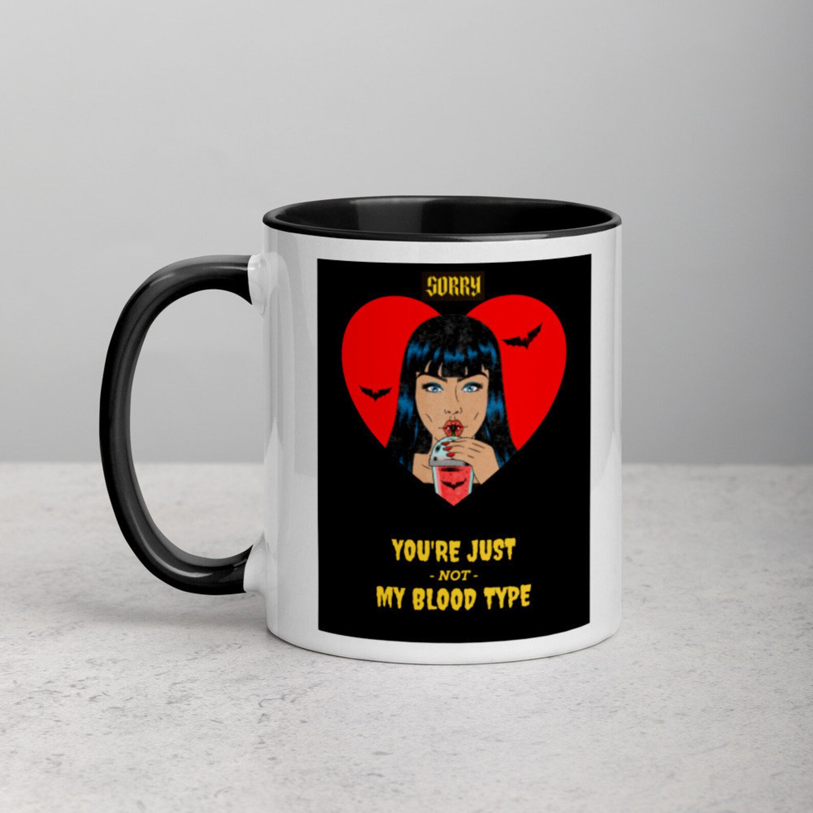 Vampire Mug Goth Coffee Mug Gothstyle Mug Goth Mug. Blood Etsy