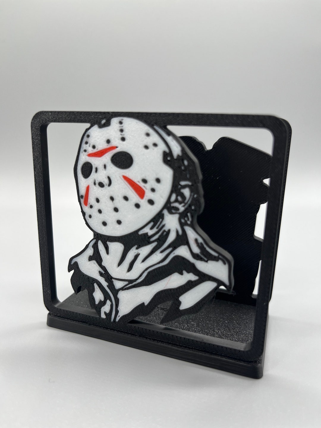 Halloween Napkin Holder Friday the 13th Jason Voorhees Horror Etsy
