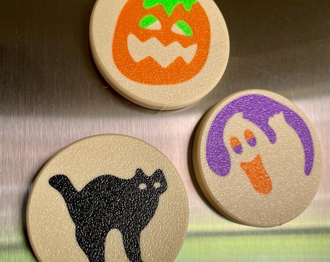 Halloween Magnets Pillsbury Sugar Cookie | Halloween Decor | 3 Adorable Styles | Halloween nostalgia | Kitchen Halloween decor