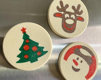 Christmas Magnets Pillsbury Sugar Cookie | Christmas Decor | 3 Adorable Styles | Christmas Holiday nostalgia | Kitchen Christmas decor