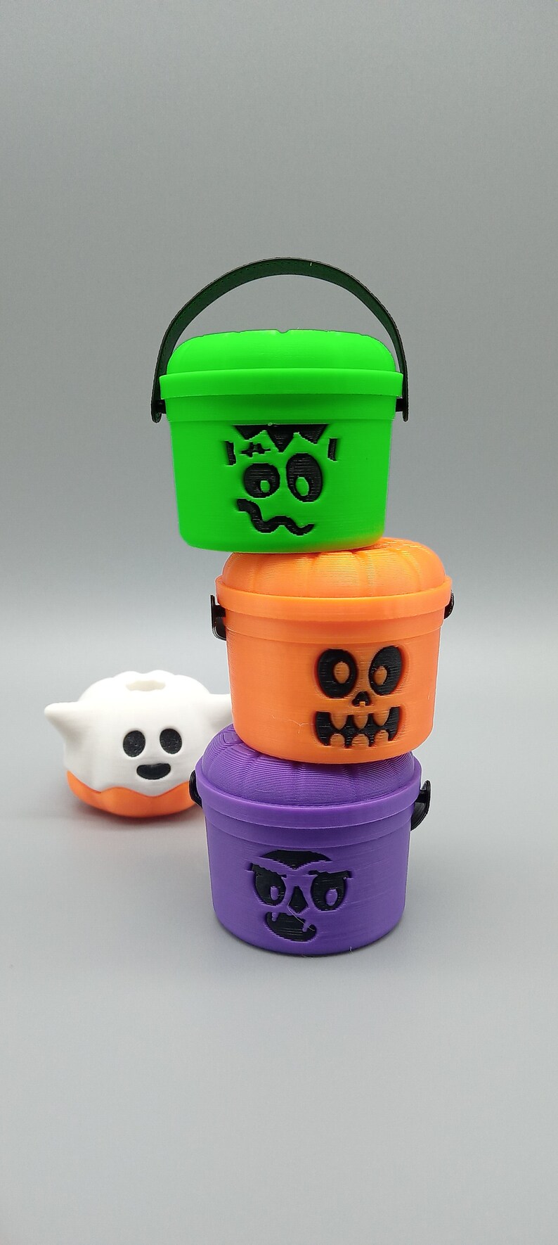 Straw Topper Halloween Boo buckets. McHalloween Boo Buckets. McDonald's Happy Meal Nostalgia. image 2
