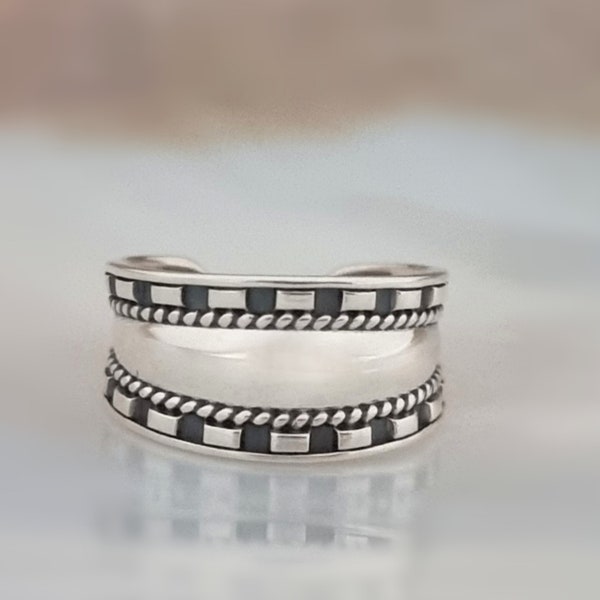 Bague d'orteil en argent sterling