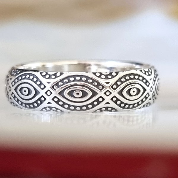 Ring silver, boho ring made of sterling silver 925