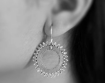 Bali earrings - earrings silver 925