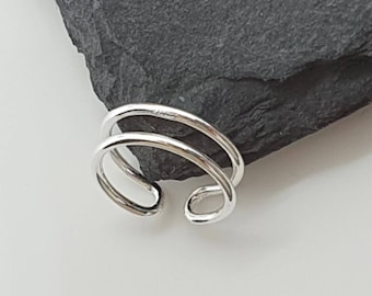 Ear clip, ear cuff silver 925, ear cuff, sterling silver 925, minimalist