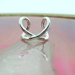 Ohrklemme, Ear Cuff Silber 925, Ohrmanschette, Ohrring Sterling Silber 925, Minimalistisch