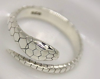 Snake Ring Silver 925 Sterling Silver