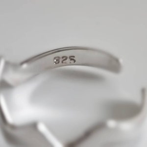 Toe Ring Silver Sterling 925 Silver Ring image 4