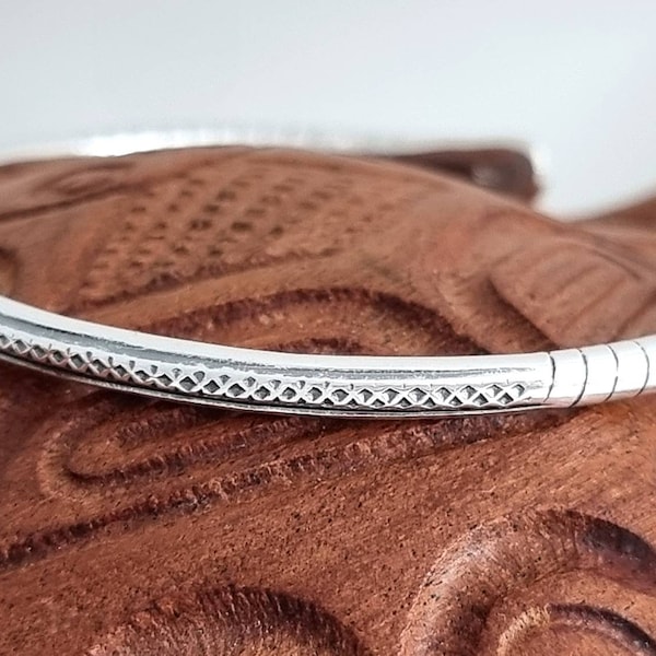 Armband gemaakt van 925 zilver sterling - 3 mm