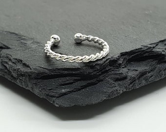 Ear clamp silver - Ear Cuff Sterling Silver 925