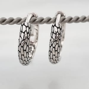 Creolen Silber 925, Ohrringe Sterling Silber