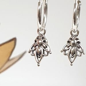 Kleine Creolen aus 925er Silber, Ohrringe Silber
