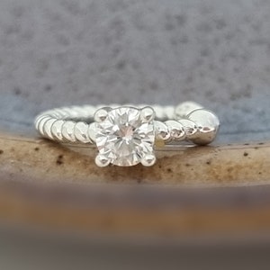 Ohrklemme, Ear Cuff Silber 925, Ohrmanschette, Zirkon Ohrring Sterling Silber 925, Minimalistisch