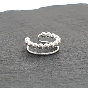 Ohrklemme, Ear Cuff Silber 925, Ohrmanschette, Sterling Silber 925, Minimalistisch