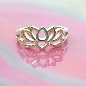 Ohrklemme Silber, Blume Ohrring, Ear Cuff Lotus, Sterling Silber 925