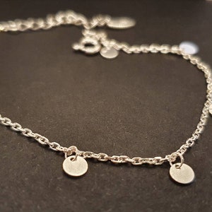 Sterling silver bracelet with plate, silver 925 bracelet
