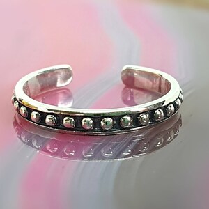 Toe ring silver 925