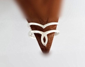 Teenring zilver - Boho ring zilver 925