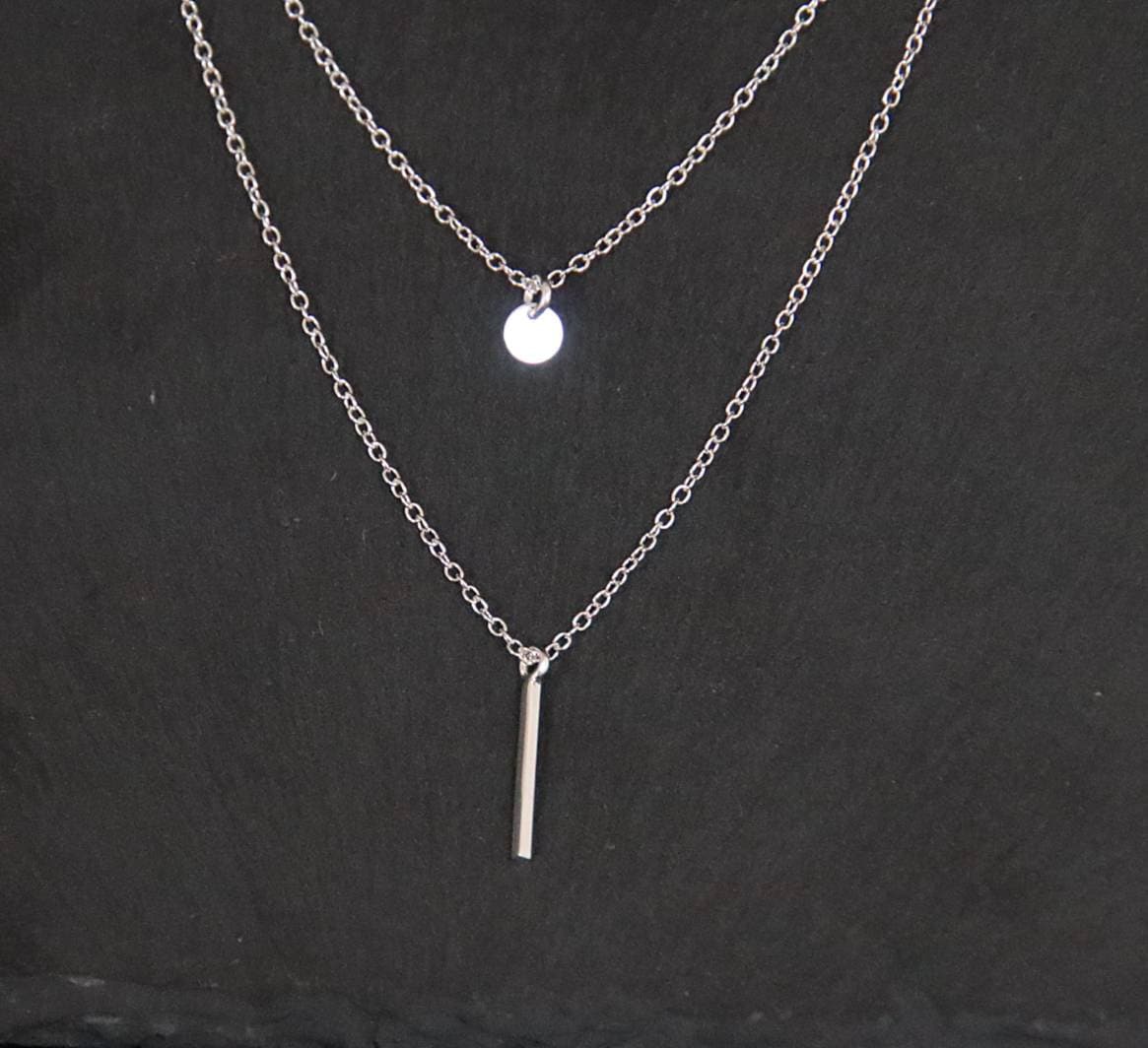 Collana Doppio Giro In Argento - Amen - Foto 2